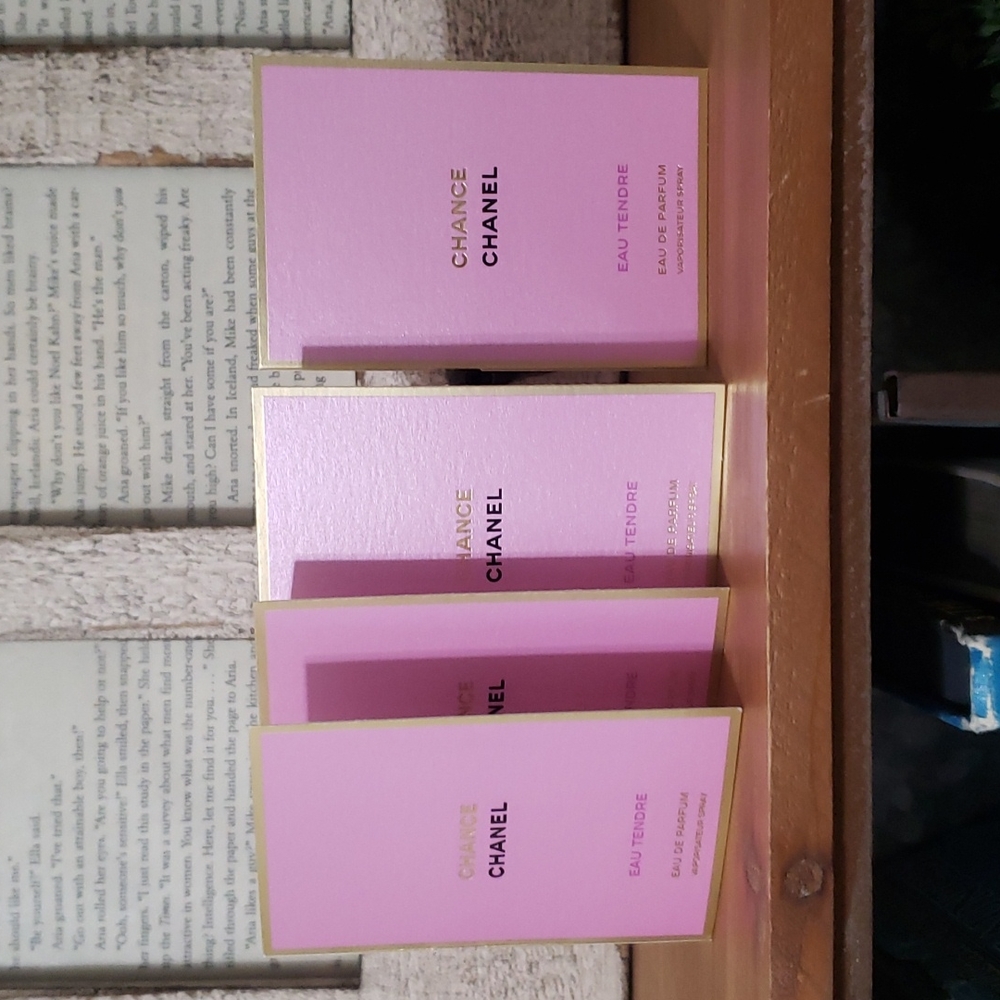 Chanel Chance Eau Tender EDP Deluxe Travel Samples Bundle Lot Set